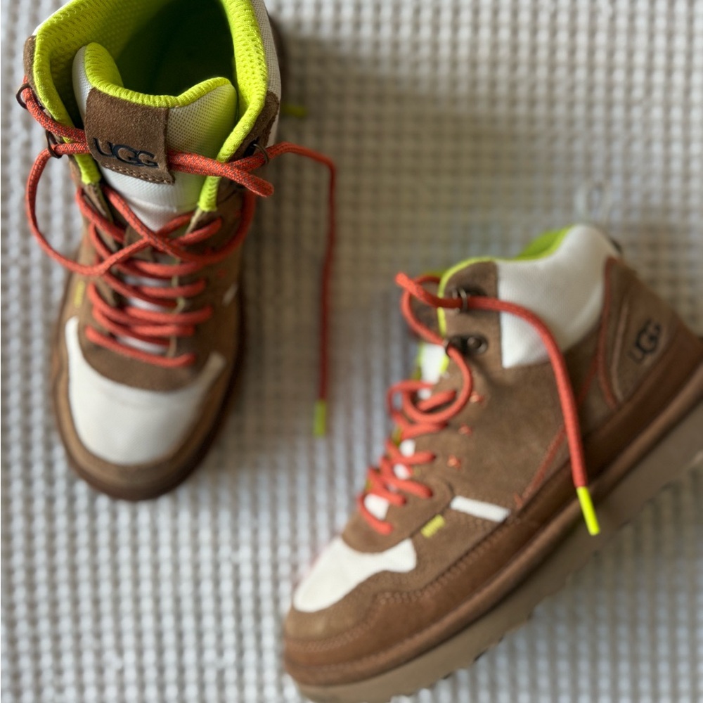 UGG Brown and White boots